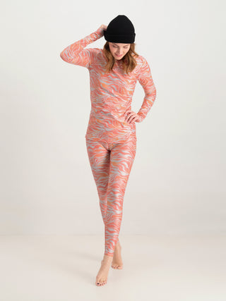 Women Thermo Pant Animal | Zebra Pink