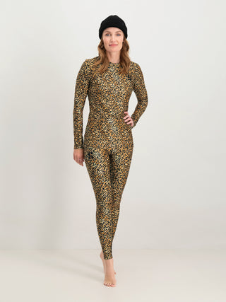 Women Thermo Shirt Animal | Panther Brown