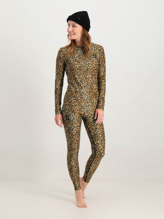 Women Thermo Shirt Animal | Panther Brown